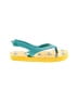 Old Navy Tropical Yellow Flip Flops Size 8 (kids) - photo 1