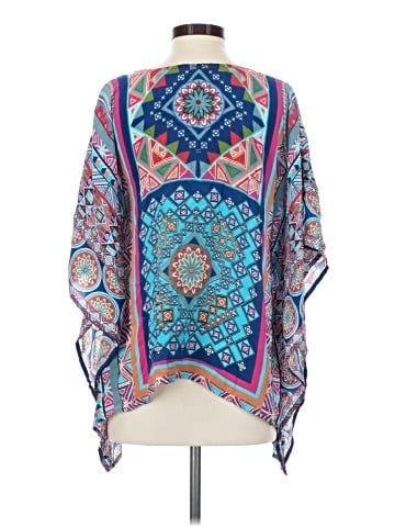 Tolani 3/4 Sleeve Silk Top (view 2)