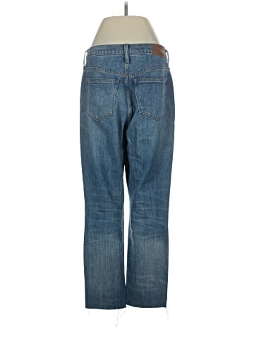 Madewell The High-Rise Slim Crop Boyjean: Knee-Rip Edition (view 2)