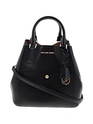 MICHAEL Michael Kors Leather Satchel (view 1)
