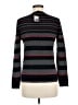Karen Scott 100% Cotton Stripes Gray Pullover Sweater Size M - photo 2