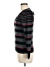 Karen Scott 100% Cotton Stripes Gray Pullover Sweater Size M - photo 5