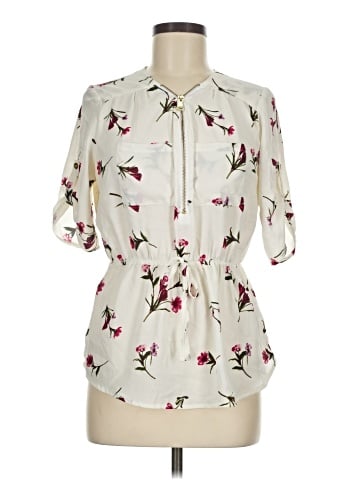 J for Justify Short Sleeve Blouse (view 1)