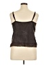 Venezia 100% Polyester Brown Sleeveless Blouse Size 14 - 16 Plus - photo 2