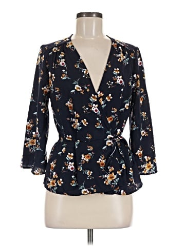 Xhilaration 3/4 Sleeve Blouse (view 1)
