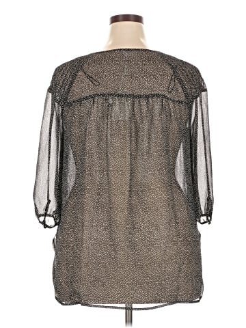 LC Lauren Conrad 3/4 Sleeve Blouse (view 2)
