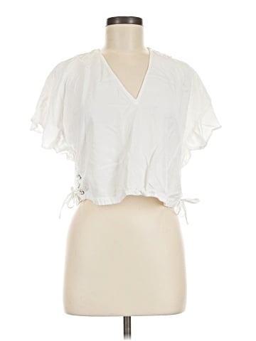 Zara Basic Short Sleeve Blouse (view 1)