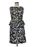 AGB Graphic Black Cocktail Dress Size 6 Petite - photo 1