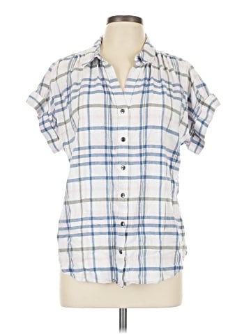 Caslon Short Sleeve Blouse (view 1)