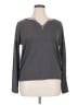 Hem & Thread Gray Pullover Sweater Size 14 - photo 1