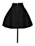 Devlin Solid Black Formal Skirt Size XS - photo 2