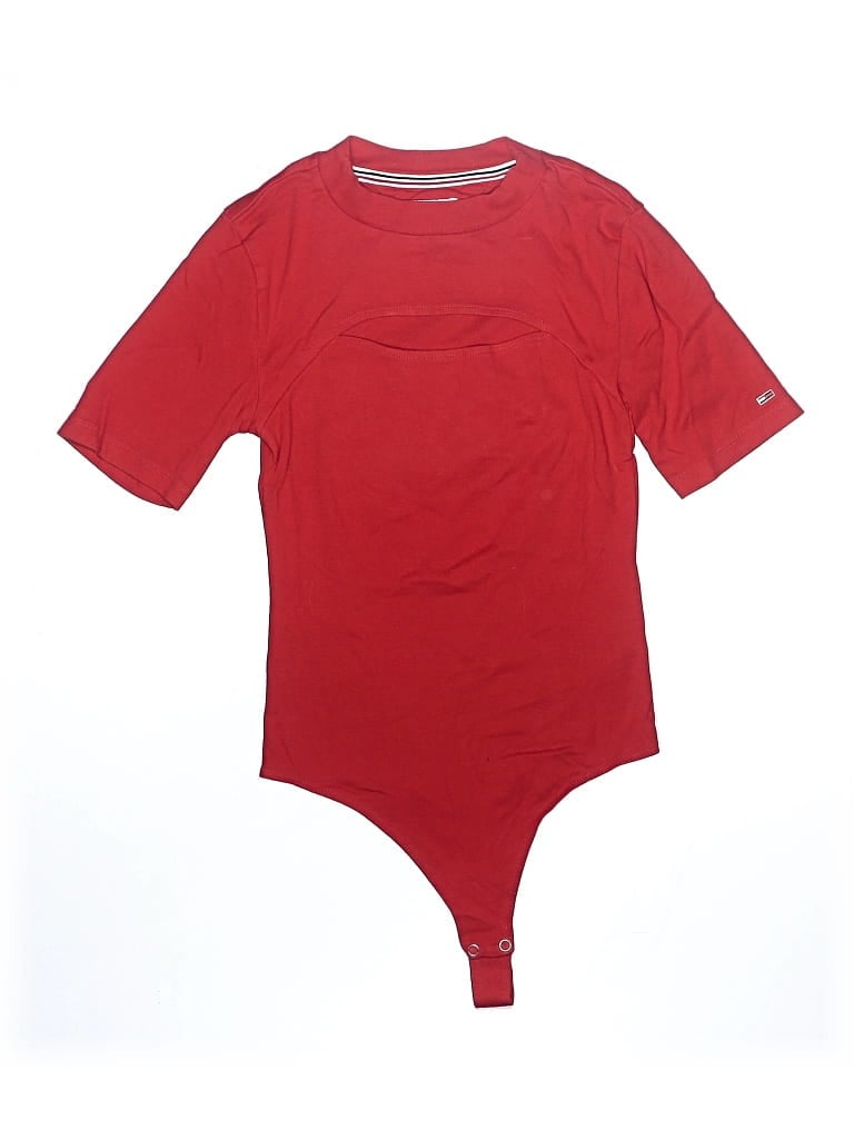 Pre-owned Tommy Jeans Bodysuit In Red