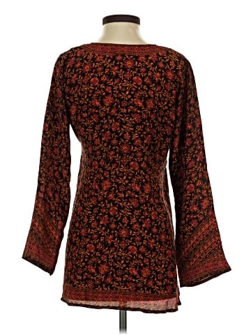 BiBA Long Sleeve Silk Top (view 2)
