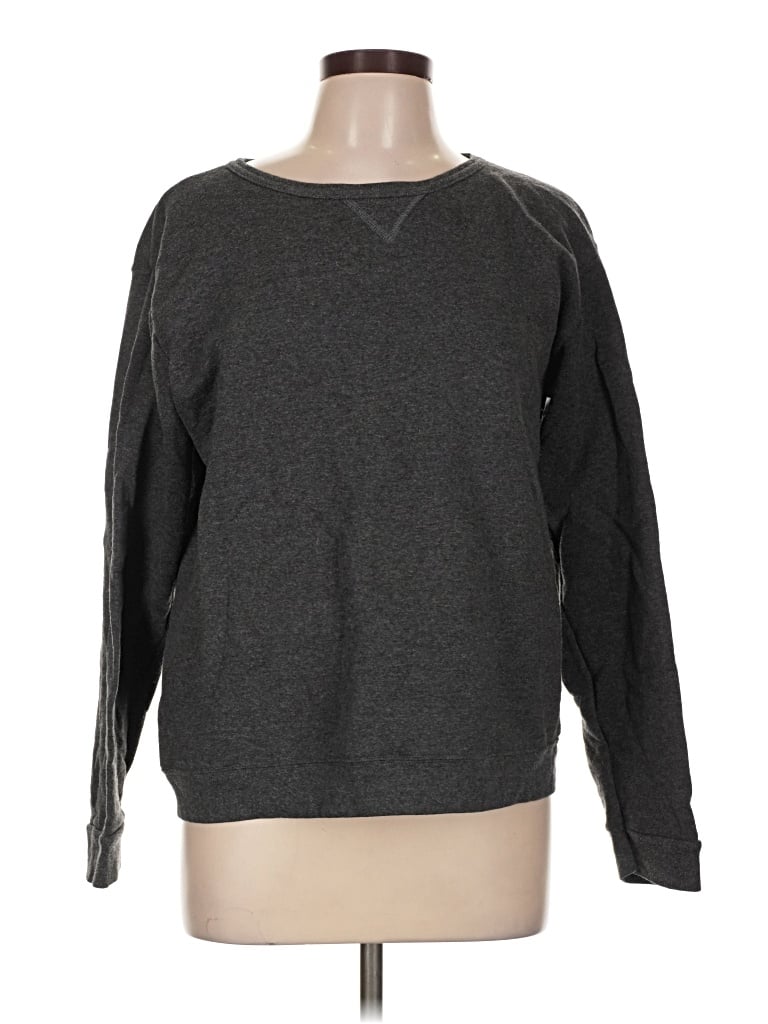 Pre-owned Hanes Sweatshirt In Gray