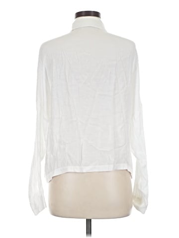 Topshop Long Sleeve Button-Down Shirt (view 2)