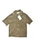 Zara Solid Tan Short Sleeve Button-Down Shirt Size 11 - 12 - photo 1