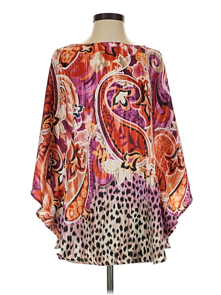 Pre-owned Chico's Kimono In Purple