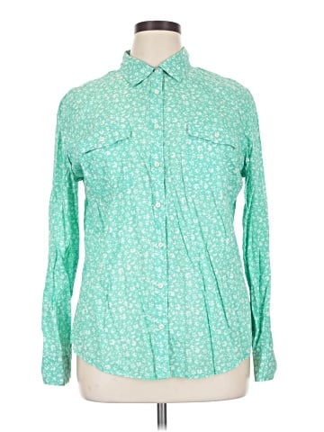 St. John's Bay Long Sleeve Button-Down Shirt (view 1)