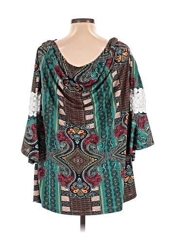 Win Win 3/4 Sleeve Blouse (view 2)