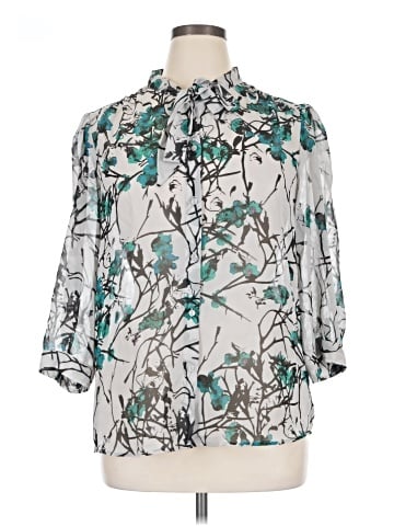 Ann Taylor LOFT Outlet 3/4 Sleeve Blouse (view 1)