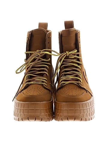 Air Jordan 1 High Brooklyn Light British Tan Sneakers (view 2)