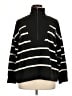 Cable & Gauge Stripes Black Pullover Sweater Size 1X - photo 1