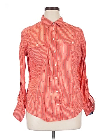 St. John's Bay Long Sleeve Button-Down Shirt (view 1)
