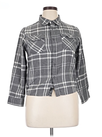 RSQ 3/4 Sleeve Button-Down Shirt (view 1)