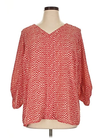 New Directions 3/4 Sleeve Blouse (view 1)