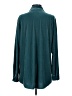 Soft Surroundings Teal Long Sleeve Blouse Size S - photo 2