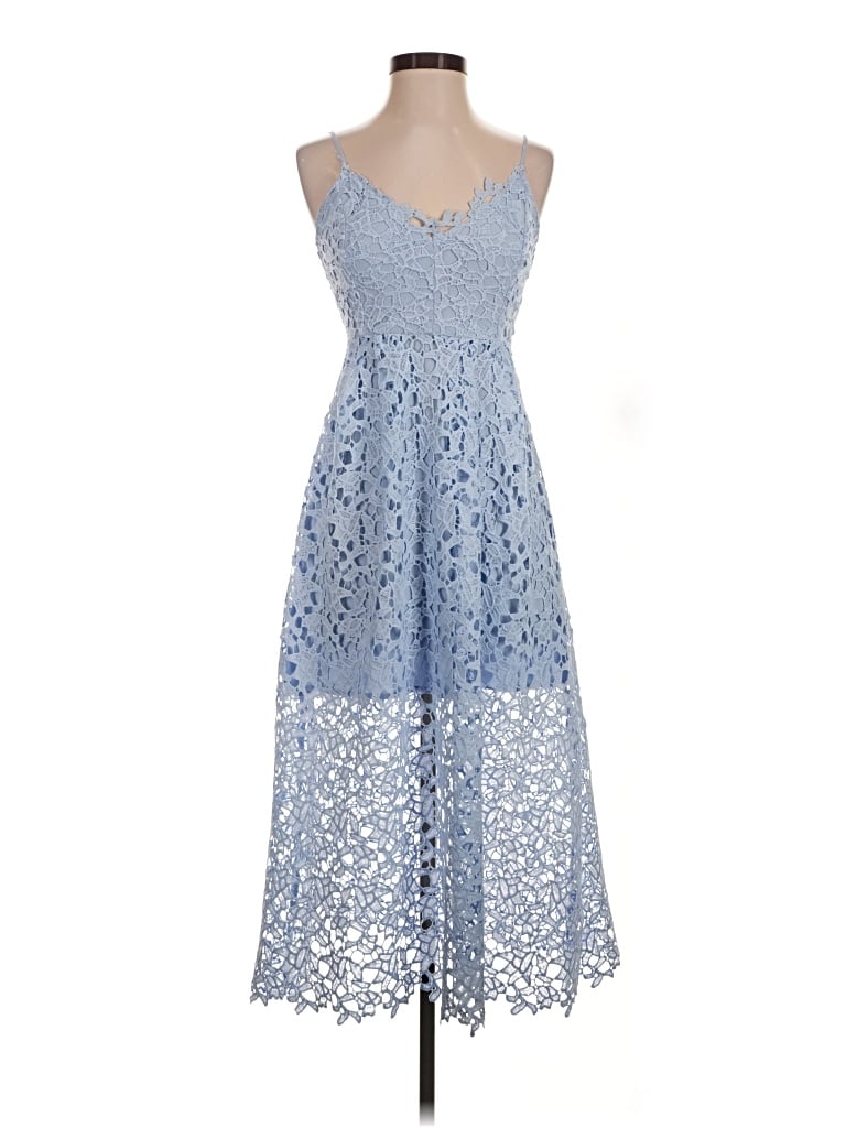 Pre-owned Astr Cocktail Dress In Blue