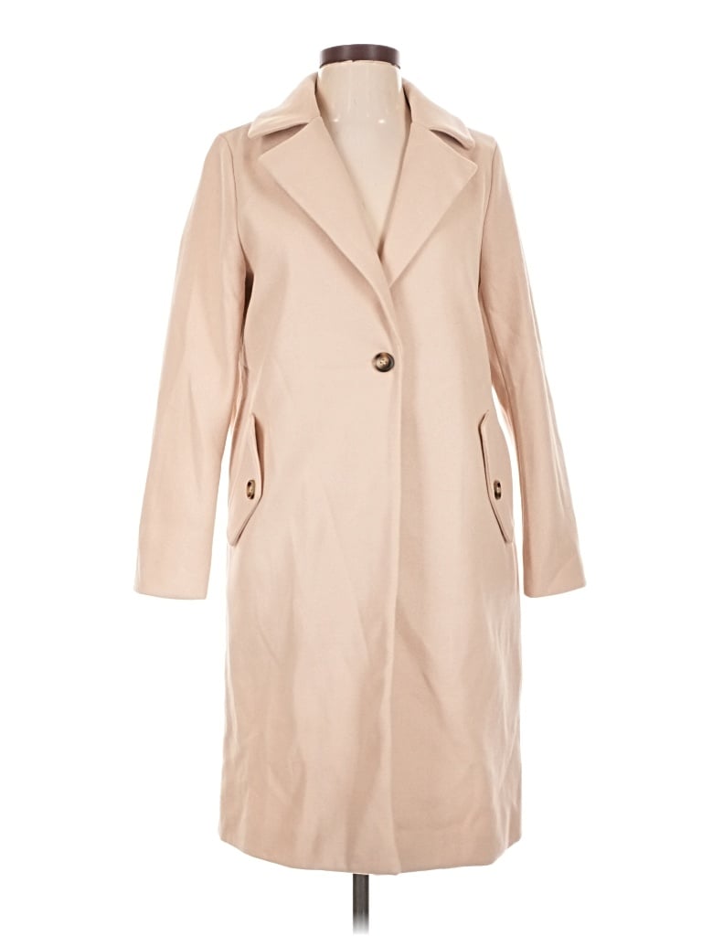 Pre-owned Shein Trenchcoat In Tan