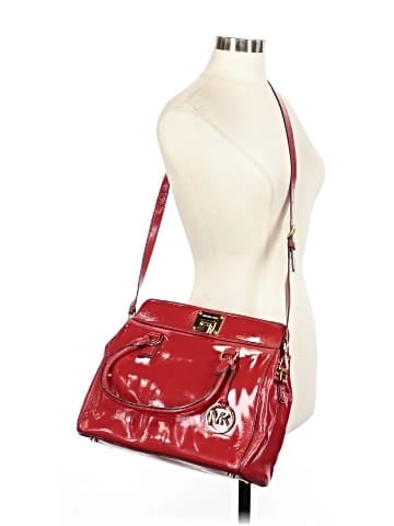 MICHAEL Michael Kors Leather Satchel (view 2)