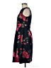 En Focus Studio Floral Black Cocktail Dress Size 6 - photo 5