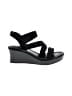 Charles by Charles David Black Wedges Size 8 1/2 - photo 1