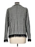 Laura Ashley 100% Polyester Houndstooth Black Jacket Size L - photo 2