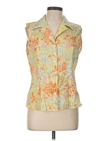 Liz Claiborne Sleeveless Button-Down Shirt (view 1)