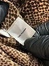 5/48 100% Polyester Animal Print Brown Long Sleeve Blouse Size M - photo 5