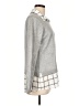 Adrianna Papell Checkered-gingham Gray Pullover Sweater Size L - photo 4