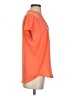 Renuar 100% Polyester Orange Short Sleeve Blouse Size S - photo 4