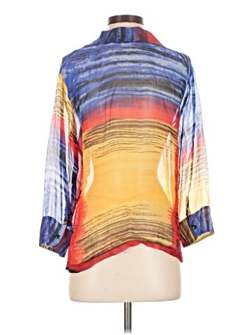 Chico's Design 3/4 Sleeve Silk Top (view 2)