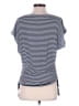 Max Studio Stripes Blue 3/4 Sleeve T-Shirt Size M - photo 2