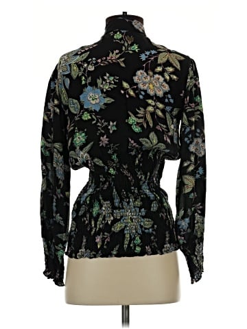 Analili 3/4 Sleeve Silk Top (view 2)