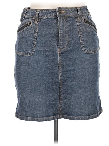 Route 66 Denim Skirt (view 1)