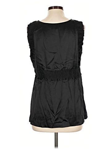 BCBGMAXAZRIA Sleeveless Silk Top (view 2)