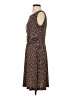 Perceptions Houndstooth Brown Cocktail Dress Size S (estimated) - photo 5