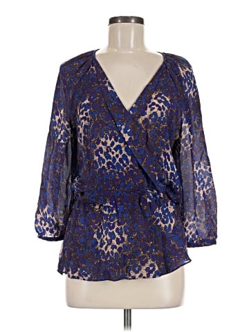 Parker 3/4 Sleeve Silk Top (view 1)