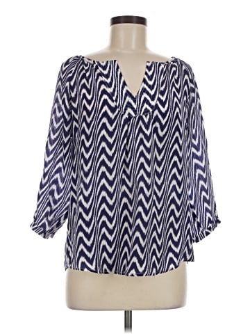 Ellie Kai 3/4 Sleeve Silk Top (view 1)