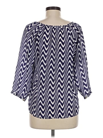 Ellie Kai 3/4 Sleeve Silk Top (view 2)