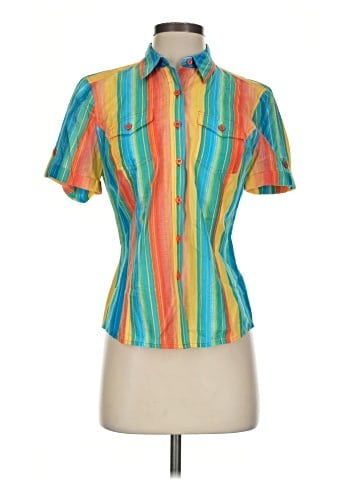 Jones New York Sport Short Sleeve Blouse (view 1)